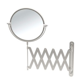 Gatco 1439SN Accordian Arm Wall Mount Mirror, Satin Nickel, 7.50"
