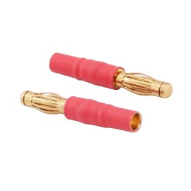 Wmzjnljy 5pcs No Wires 4mm Male to 3.5mm Female Bullet Plug Adapter Connector(W33-5)