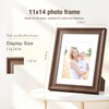 PEALSN 11x14 Picture Frame, Real Glass, Displays 8x10 Photo with
