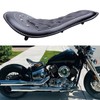 Black Motorcycle Cushion Spring Solo Seat Compatible with Honda Rebel