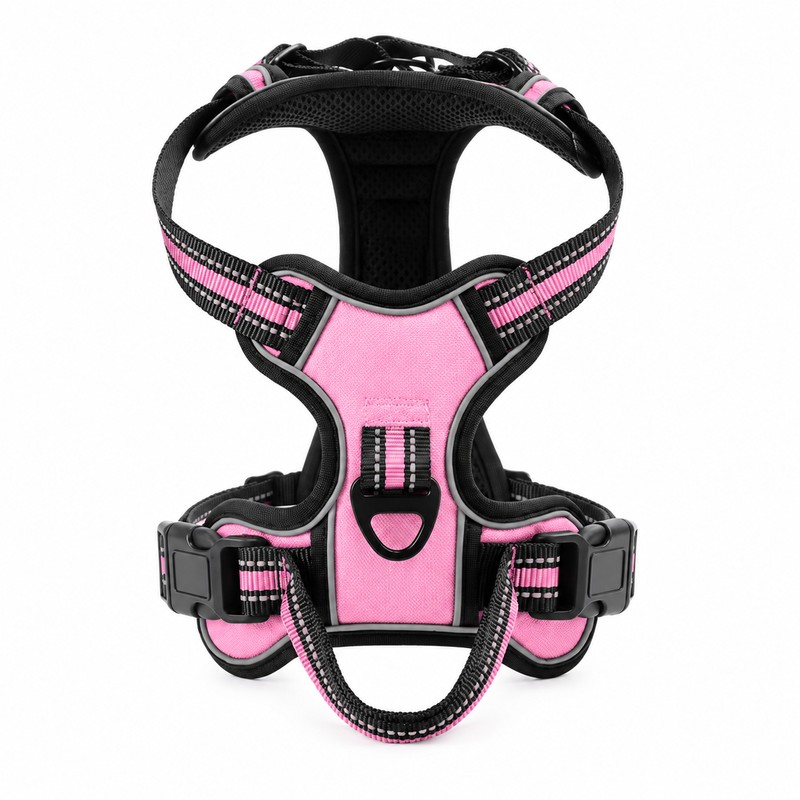 Adjustable Reflective Dog Harness for Daily Walks – Soft Breathable