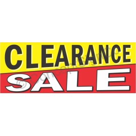 Concept Signs & Graphics 4'x10' CLEARANCE SALE BANNER XL Outdoor Sign Discount Markdowns Retail Store Big