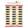 Kappa Alpha Theta Eye Black Decals
