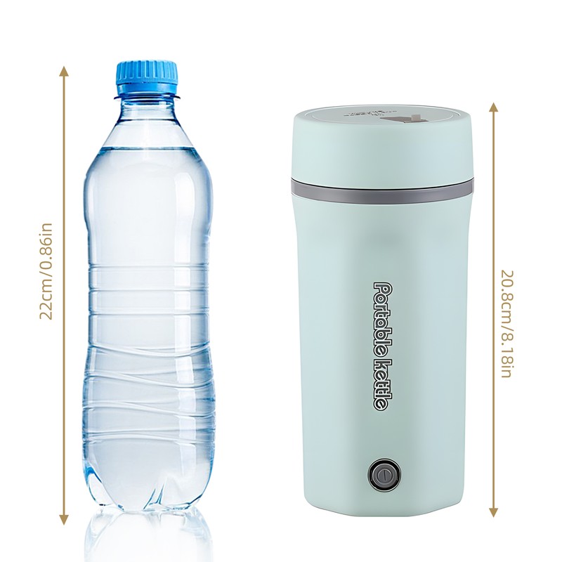 Portable Travel Electric Kettle 500ml Stainless Steel Portable Electric Kettle