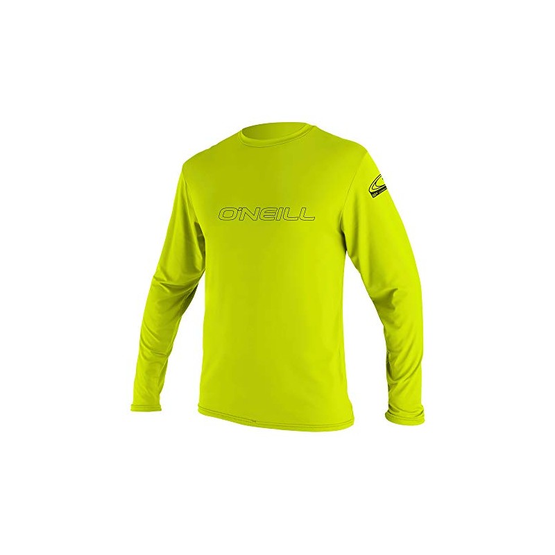 O'Neill Youth Basic Skins L/S Sun Shirt - Lime, 12