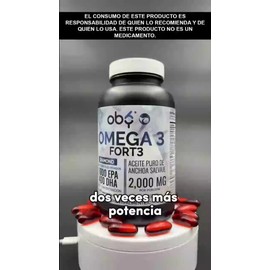 Omega 3 Diamond Forte 2000mg Aceite Anchoa | Máxima Pureza Diamante Platinum | Epa Dha - Tg | Oby Suplemento Omega Tres Fish Oil | Vitaminas Mujer Hombre | Sin Eructos, Sin Sabor Y Olor | 180 Capsulas