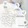 3pcs Flower Lid Arranger, Floral Grid Flower Frog Stainless Steel