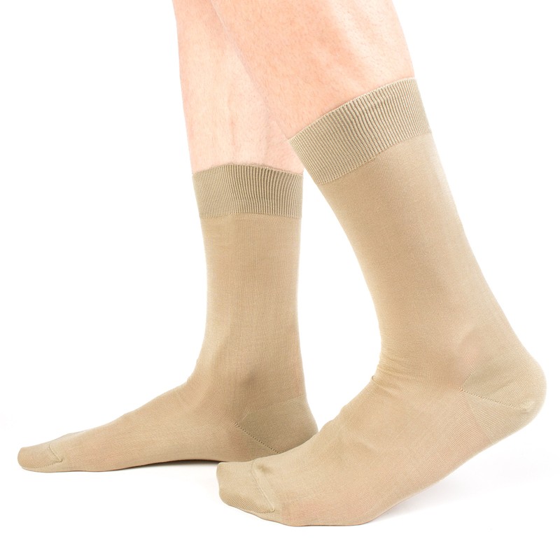 Ciocca Short Socks 100% Filo Scozia Smooth - 6 Pairs,