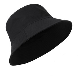 Glitovox Men's Bucket Hat, Large Size Safari Hat, Extra Large, Sun Protection Hat, Spring and Summer, UV Protection, Double-Sided Wearable, Chin Strap, Small Face Effect, 22.0 - 25.6 inches (56 - 65