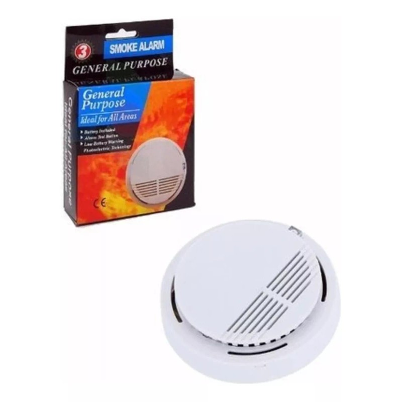 Haichen Detector De Humo Alarma De Incendios Inalambrico Seguridad