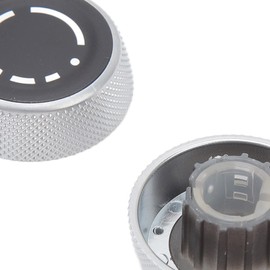 1Pair Radio Volume Control Knob, Left Right Sensitive Multimedia Knob Replacement for Boxster Cayman 911