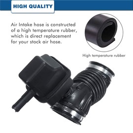 Air Intake Hose compatible with Nissan Sentra 2.0L 2007 2008 2009 2010 2011 2012- Intake Filter Tube Replaces # 16576-ET000 696-003 16576-ET00A - Air Intake Duct Tube Boot