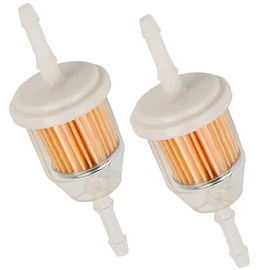 Uorimy 25 050 22-S Inline Fuel Filter Am116304 for John Deere Kohler Gy20709 120-436 1/4 Inch and 5/16 Inch Fuel Line Replaces Pack Of 2