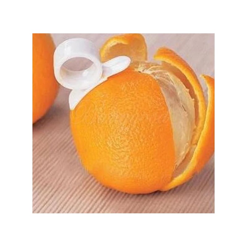 2Pcs/Set Orange Peeler Tools Citrus Peel Cutter Plastic Easy Fruit