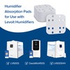 LEVOIT Humidifier Replacement Filters 10-Pack, Mineral Absorption Pad,Compatible with LV600S,LV600HH,OasisMist450S,Capture