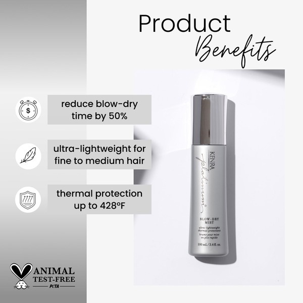 Kenra Kenra Platinum Blow-Dry Mist | Ultra-Lightweight Thermal Protectant |