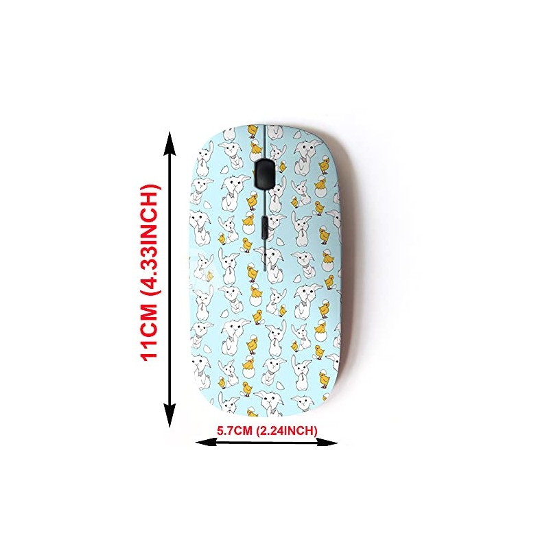 2.4G Wireless Mouse with Cute Pattern Design for All Laptops