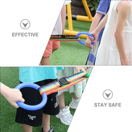 OUNONA 6pcs Kids Safety Walking Rings 6 Handles Toddler Walking Rope Removable Transition Rope for Kindergarten School Kindergarten Nursery