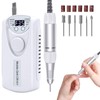 Electric Nail Drill Portable (Glossy White)