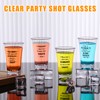 Tessco Set of 48 Acrylic Clear Party Shot Glasses 1.2