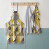 Catherine Lansfield Larsson Geo Apron Ochre,Double Oven Glove,KT/44750/W/APR/OC