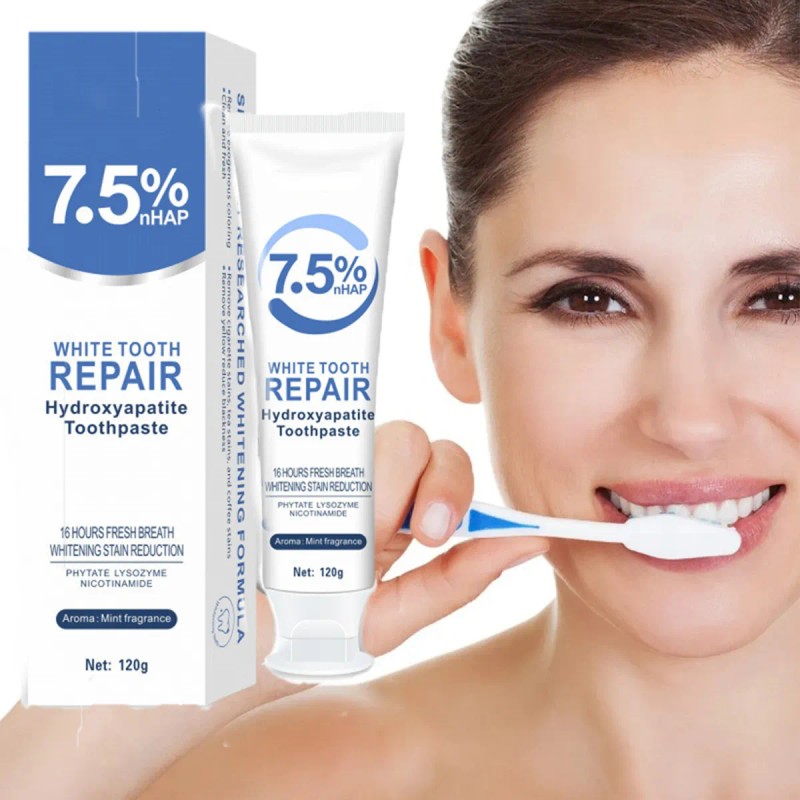 3×pasta Dientes Blanqueadora Con Hidroxiapatita, Pasta Denta