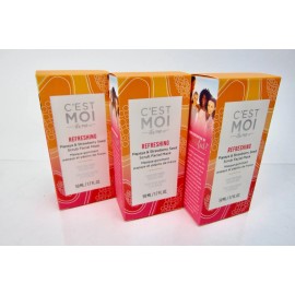 C'est Moi it's me Refreshing Papaya & Strawberry Seed Scrub Facial Mask 3x 50ml