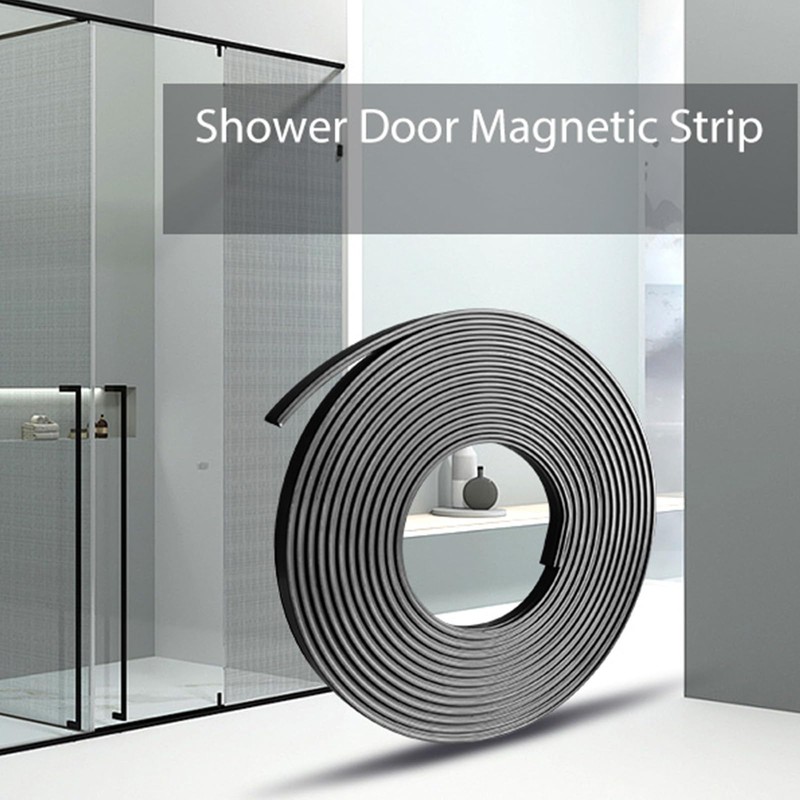 JINGZHAN Magnetic Strips for Shower Door Replacement | 3/8" Width