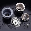 1 PC 84mm Kitchen Sink Plugs, Stainless Steel Kitchen Sink