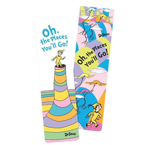 Raymond Geddes 67803 Dr. Seuss Oh The Places You'll Go! Assorted Bookmarks For Kids (Pack of 50)