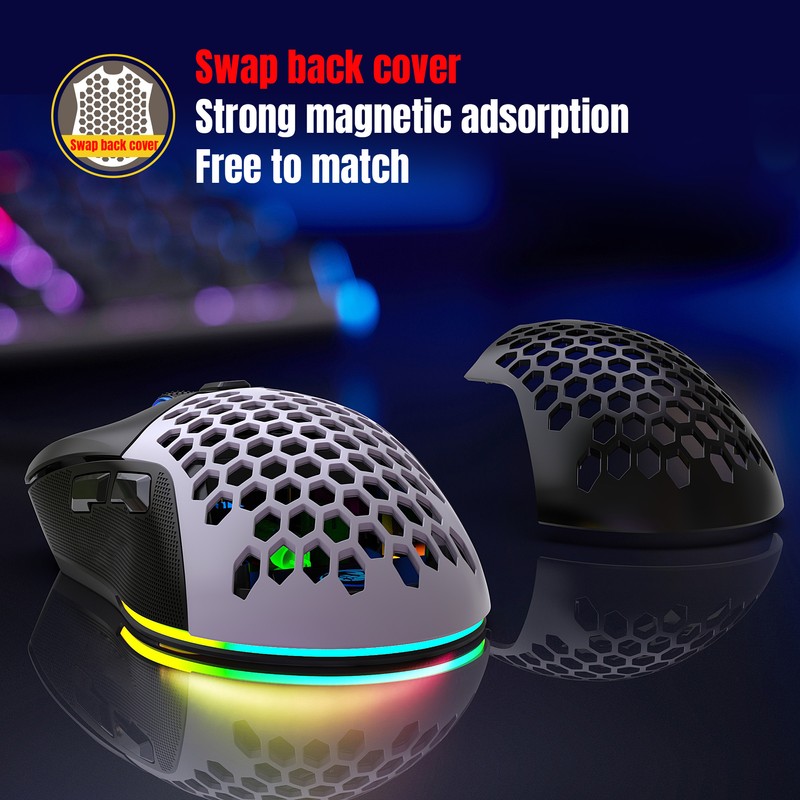 HXSJ X300 RGB Gaming Mouse Backlit Wired Ergonomic 6 Button