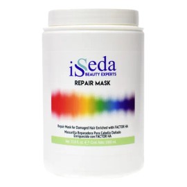 Isseda Repair Mask Mascarilla Reparadora Cabello Dañado 1 L – Hidratación y Fortalecimiento Intensivo