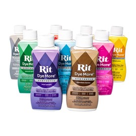 Synthetic Rit Dye More Liquid Fabric Dye – Wide Selection of Colors – 7 Ounces - Royal Purple