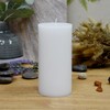 6 Inch White Citronella Pillar Candle