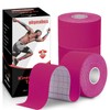Kinesiology Tape(3 Rolls pack), Elastic Therapeutic Sports Tape Pro for