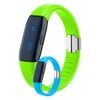 Pedometer Trisa: 3D Activity Tracker Green/Blue