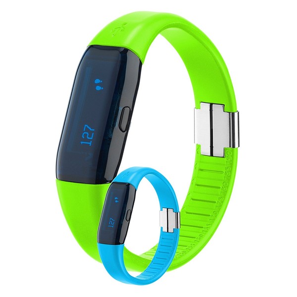 Pedometer Trisa: 3D Activity Tracker Green/Blue