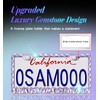 Murimt Purple Bling License Plate Frame 1 Pack Rhinestone Bedazzled