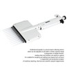 12 Channel 0.5-10μl Manual Adjustable Pipette Micro Transfer Pipette Pipet