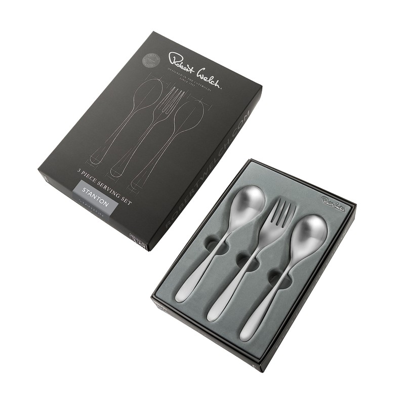 Robert Welch Stanton Serving Set, 3 Piece. Made from Stainless