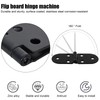 Emperoch 4 Pcs Flip Hinges with Screws, 80 x 30