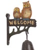 Moritz Door Bell Welcome Owls Owl Birds Wall Bell Garden