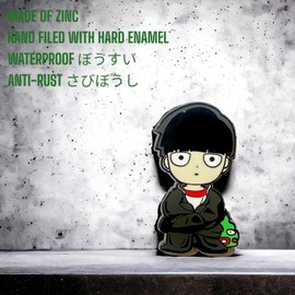 Mob Psycho Pin Enamel Mob Psycho 100 Pin Shigeo Kageyama Pin Mob Pin Mob Psycho Enamel Pins Mob Psycho Merch mob psycho 100 figure pin mob psycho 100 plush pin (GOD)