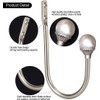 Coolnice 6 Pack Curtain Holdbacks Wall Mounted Curtain Tiebacks Hooks