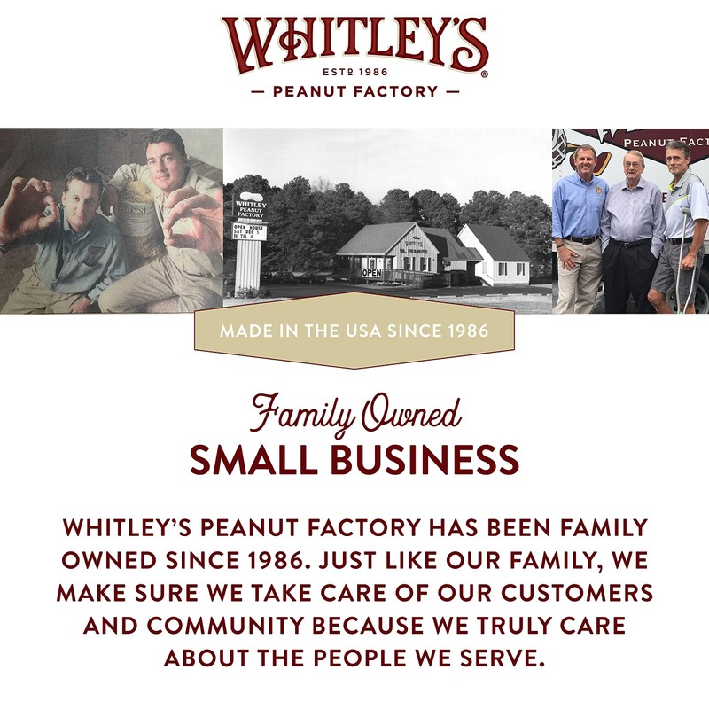 Whitley’s Salted Virginia Peanuts – Super Extra Large 'Home Cooked'