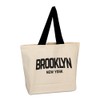 NYC FACTORY Retro Tote Bags (Beach, Brooklyn)