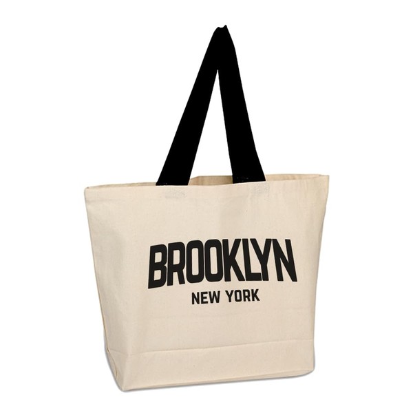NYC FACTORY Retro Tote Bags (Beach, Brooklyn)
