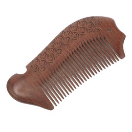 Gatuida Portable Wooden Comb Fine Tooth Massage Comb for Hair Detangling Lightweight and Compact Wood Comb for Travel Use Sturdy and Durable Design for Men and Women