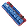 hiBCTR 12V 8-Channel Relay Module with Optocoupler Isolation - High/Low