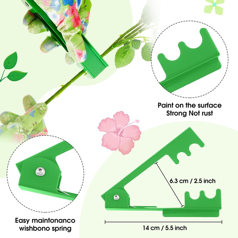 14 Pcs Valentine Rose Stripper Thorn Remover Tool Garden Pruning